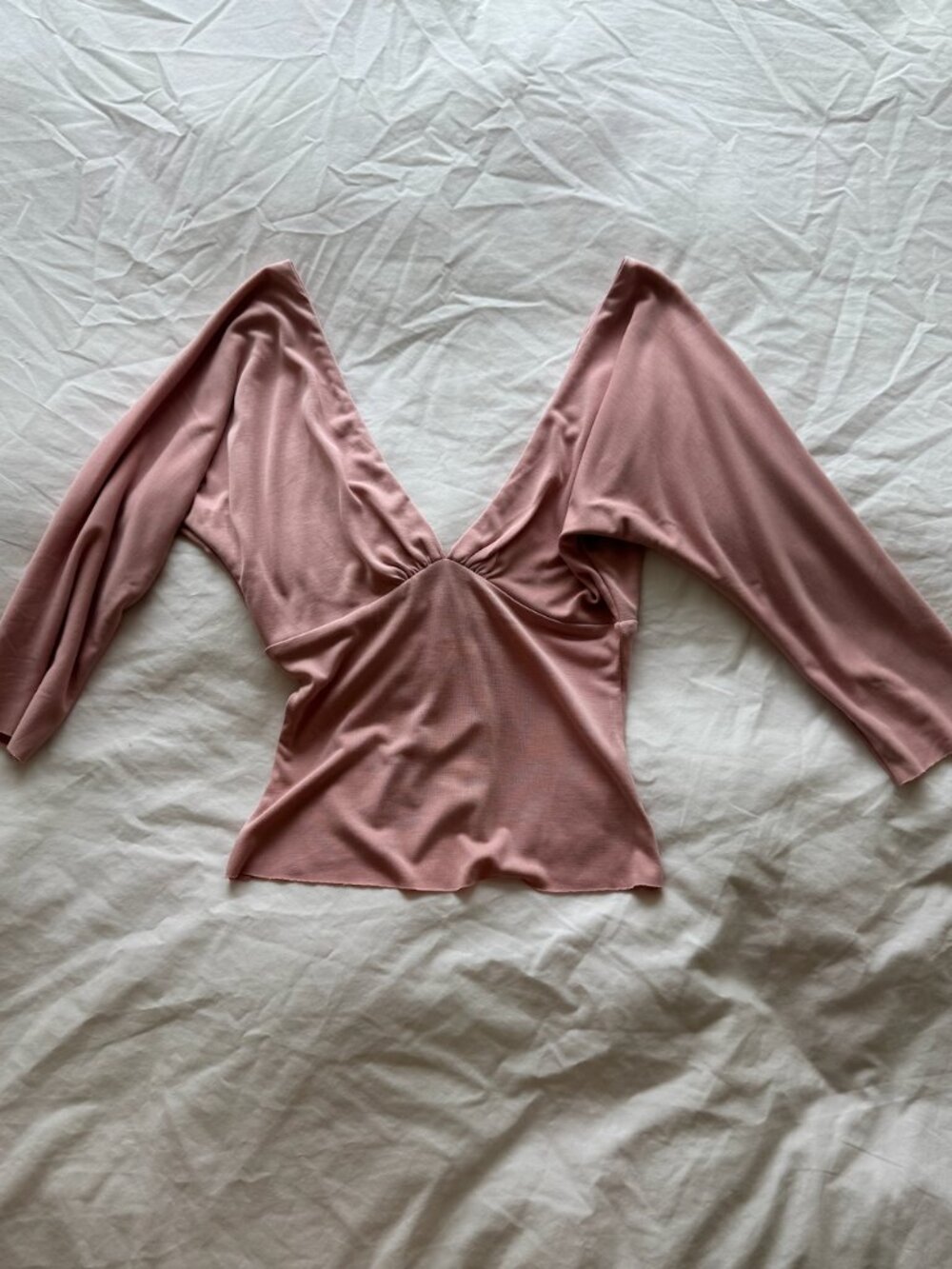 with jean lana top in pink